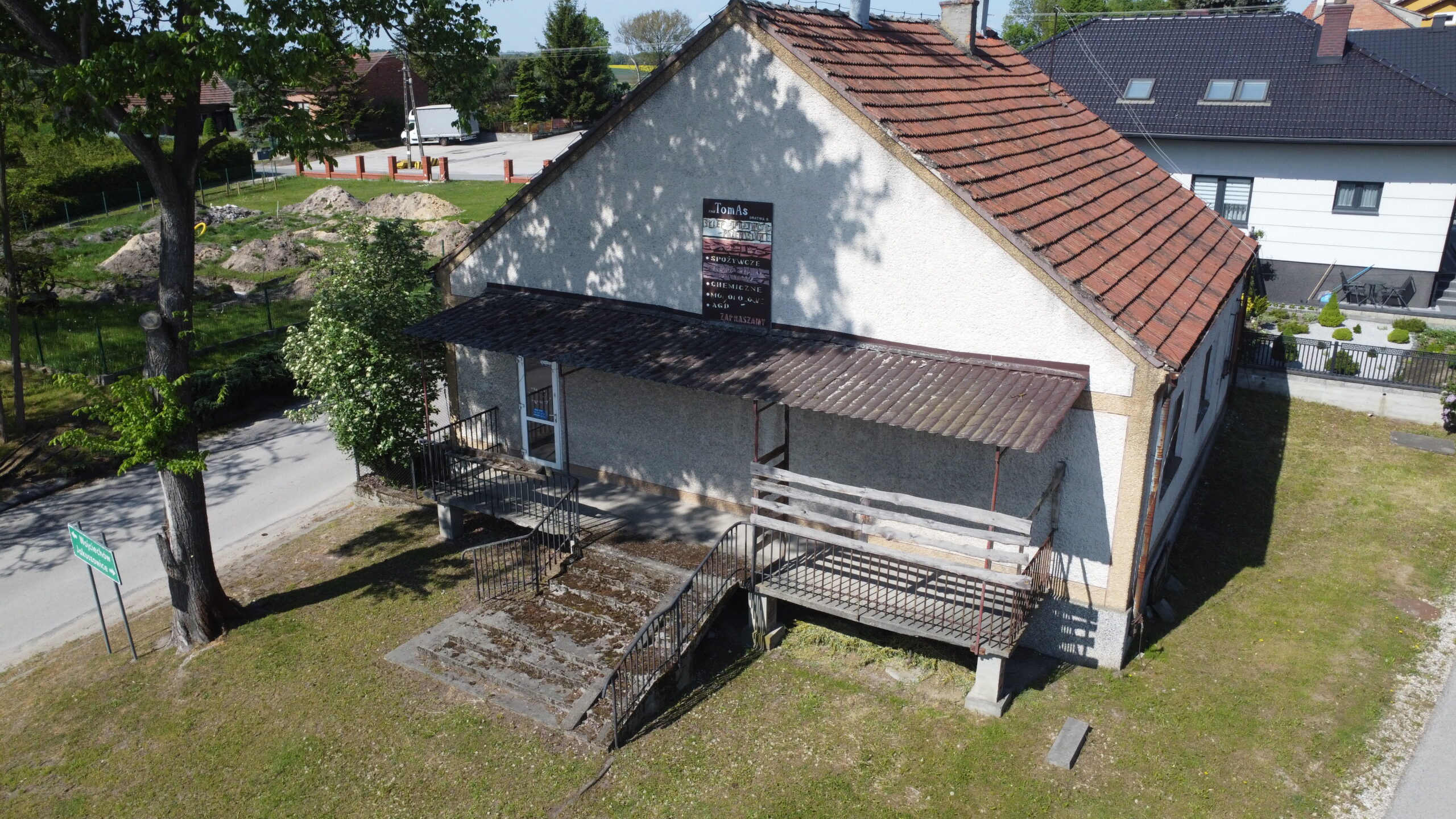 NOWA NIŻSZA CENA Budynek handlowo-usługowy 160 m2, Kazimierza Mała, gmina Kazimierza Wielka