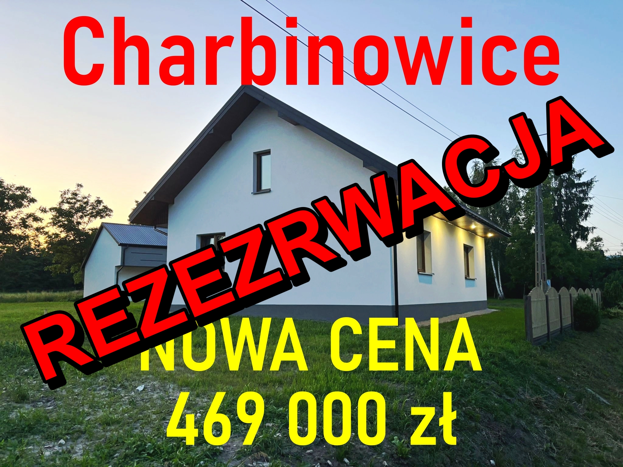 Dom 102 m2, Charbinowice, gm. Opatowiec, świętokrzyskie