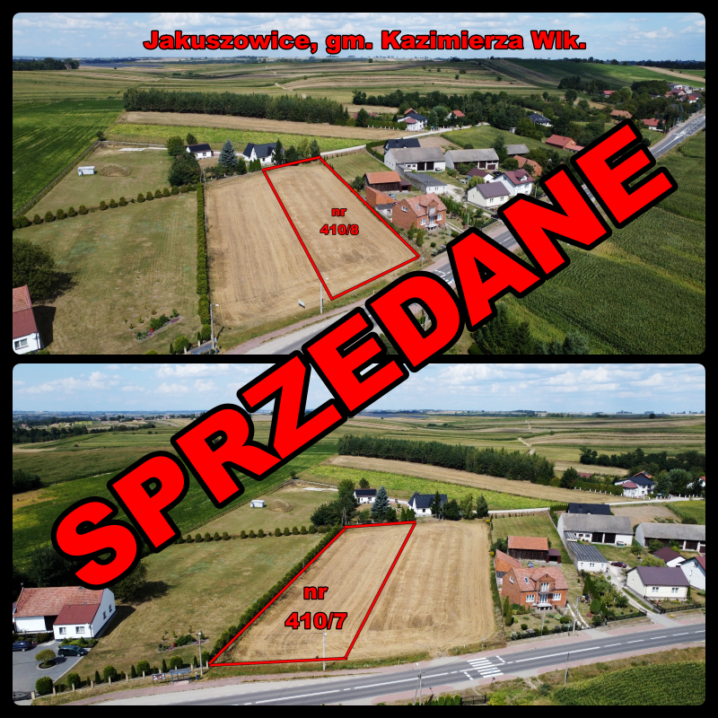 Działka budowlana 0,27ha,Jakuszowice, g. Kazimierza Wlk., świętokrzyskie Działka budowlana 0,27ha,Jakuszowice, g. Kazimierza Wlk., świętokrzyskie