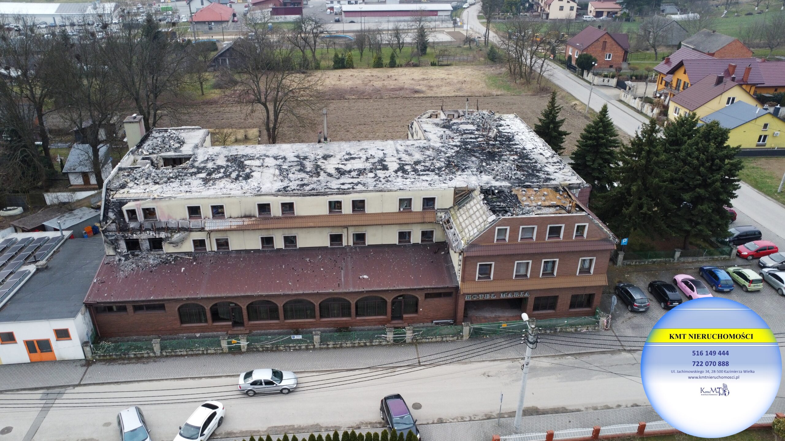 Hotel, budynek hotelowy, Nowe Brzesko, powiat proszowicki, małopolskie.