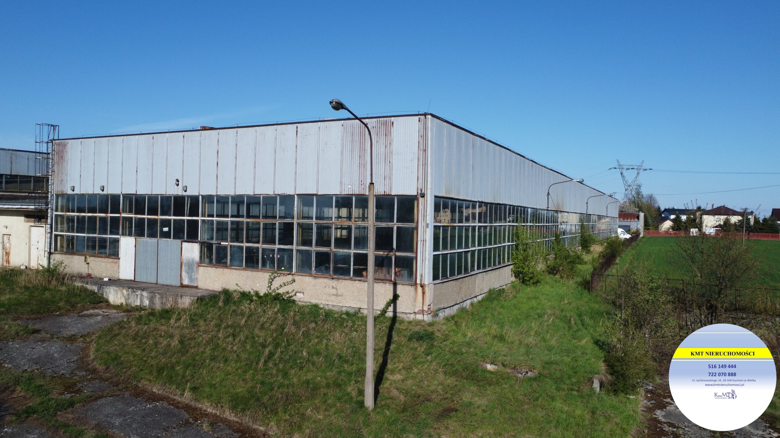 Hala produkcyjna 2850 m2, Kazimierza Wielka, świętokrzyskie