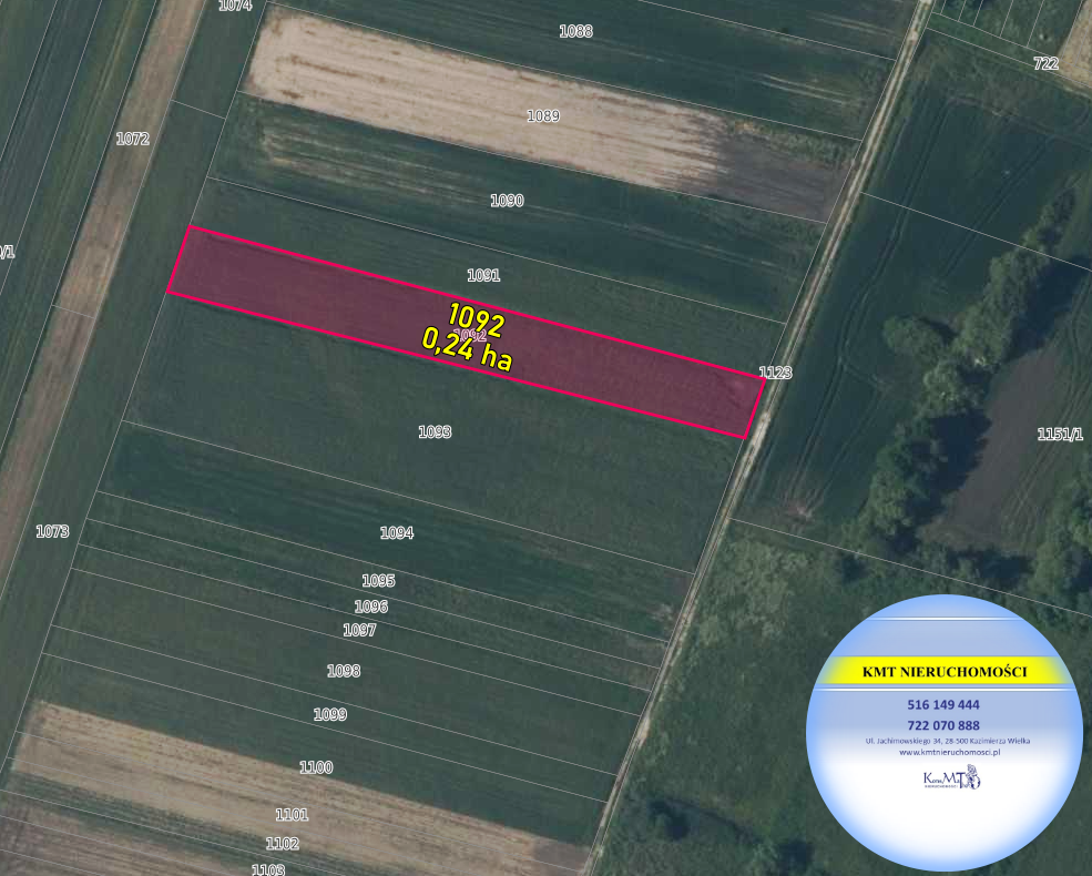 Działki rolne, 0,57 ha, 0,24 ha, 0,57ha, Bejsce, powiat kazimierski, świętokrzyskie