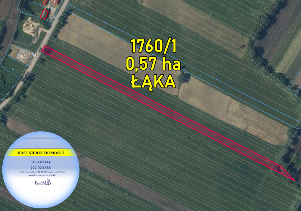 Działki rolne, 0,57 ha, 0,24 ha, 0,57ha, Bejsce, powiat kazimierski, świętokrzyskie