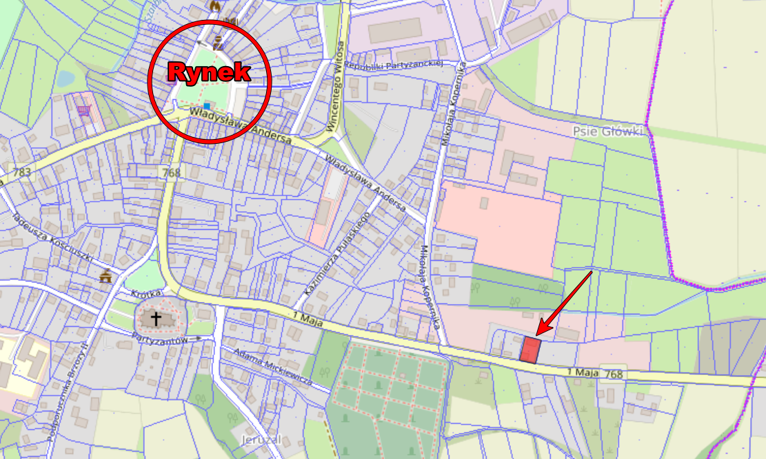 Dom do remontu na działce 0,10 ha, Skalbmierz, powiat kazimierski, świętokrzyskie