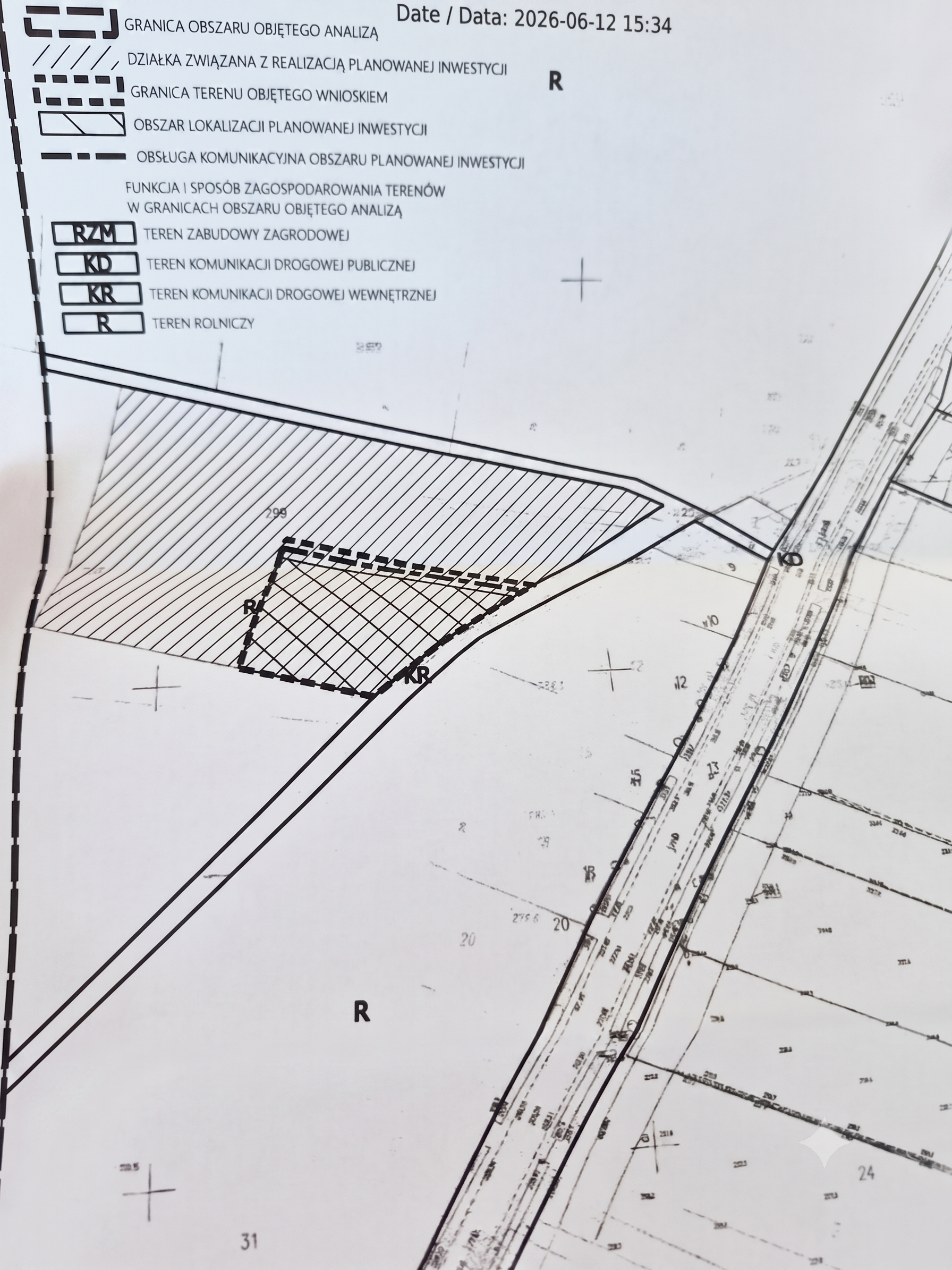 Działki z warunkami zabudowy 0,13 ha – 0,22 ha, Gabułtów, gmina Kazimierza Wielka, świętokrzyskie